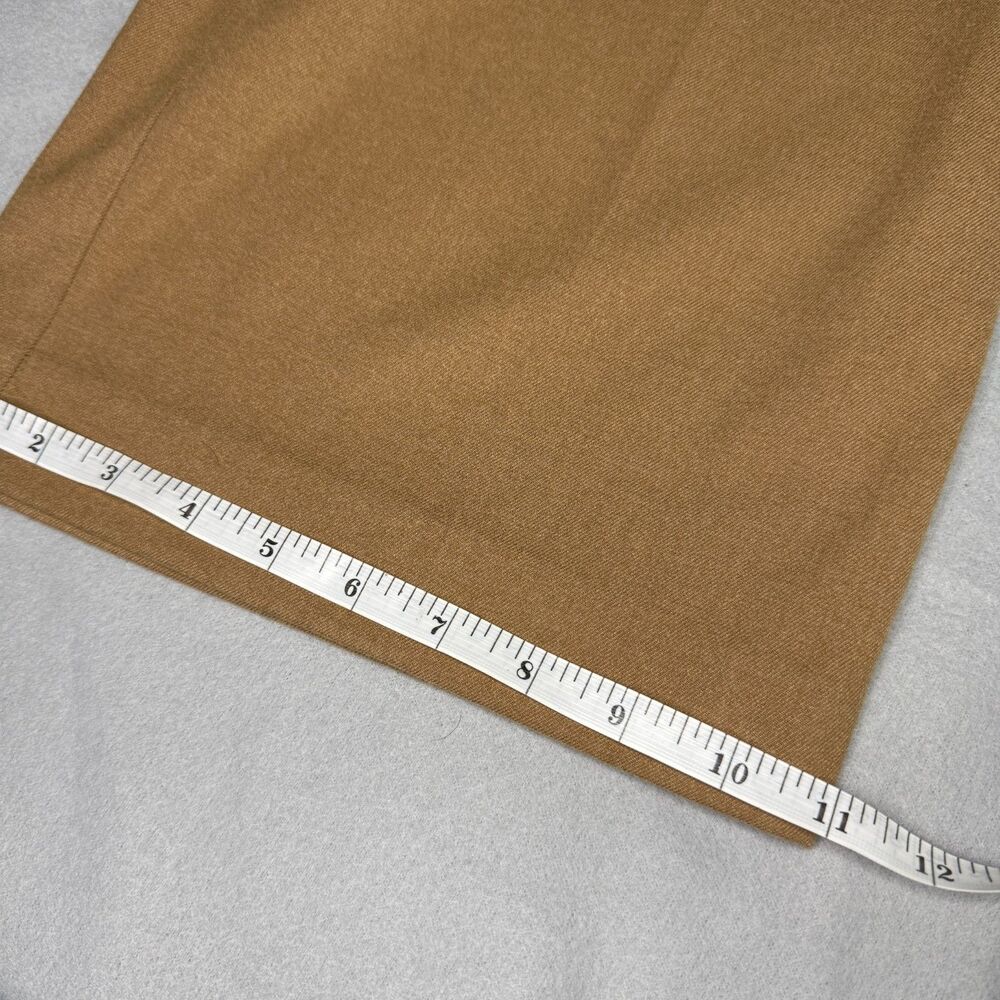 LOFT The Peyton Trouser Camel Tan Wide Leg Pleated High Rise Pants Size 4 NEW - Picture 11 of 11